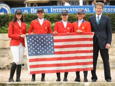 Team U.S.A. won at the <a href="http://www.chronofhorse.com/article/us-team-top-wellington-csio">Wellington Nations Cup.</a>