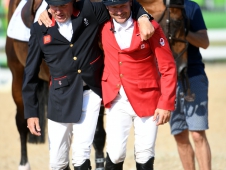 Nick Skelton and Eric Lamaze