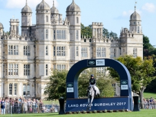Oliver Townend (GBR) riding Ballaghmor Class on his way to first place after the cross country phase.  The Land Rover Burghley Horse Trials. Burghley House, Stamford, Lincolnshire, Britain United Kingdom on 2nd September 2017.