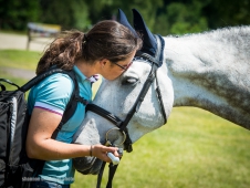 Sharon White:  He's happy, he has all his needs met.