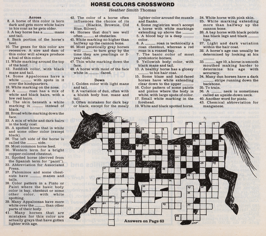 The Chronicle Over The Decades: 1990s The Chronicle of the Horse
