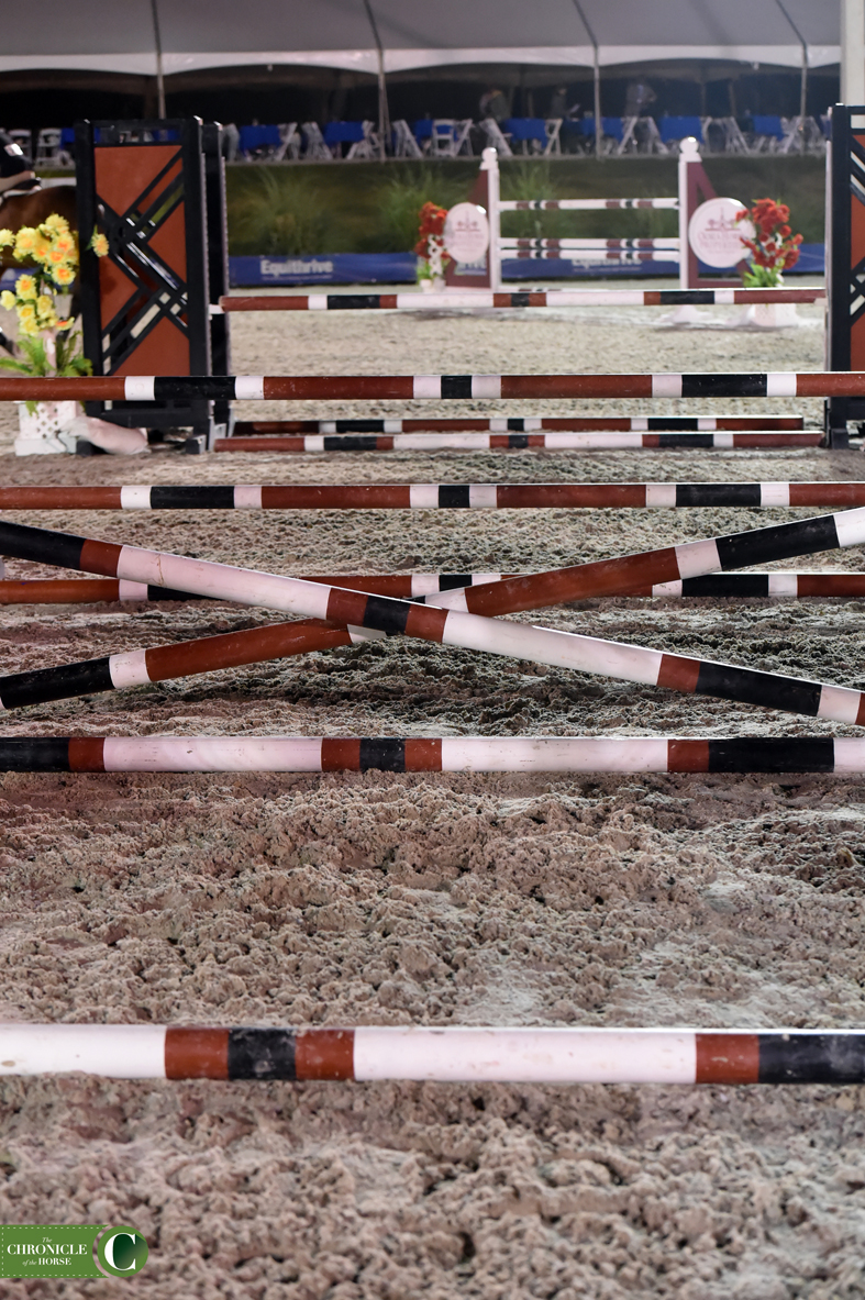 This grid, set across the center of the expansive Ocala Horse Properties Stadium, tripped up many competitors. Photo by Mollie Bailey.