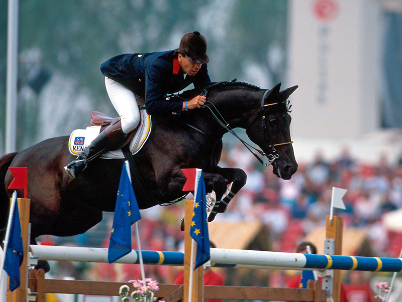 CSIO San Marino 1991, Pierre Durand (FRA) riding Jappeloup