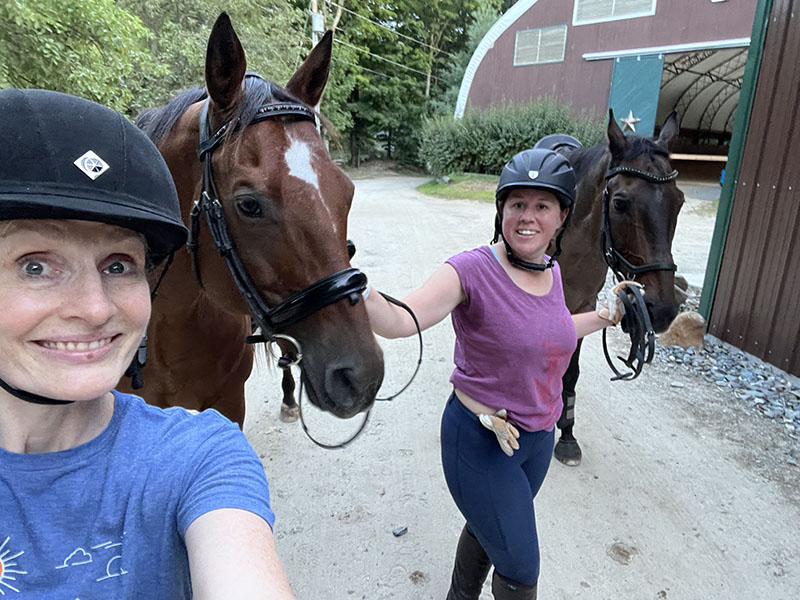 In Which The Middle-Aged Ladies Get Back In The Saddle - The